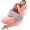 Coco Pink, variant on BATTOP Pregnancy Pillow for Side Sleeping,J Shaped Maternity Body Pillows for Pregnancy with Removable Cover,Support for Back,Hips,Legs,Belly for Pregnant Women,Gray