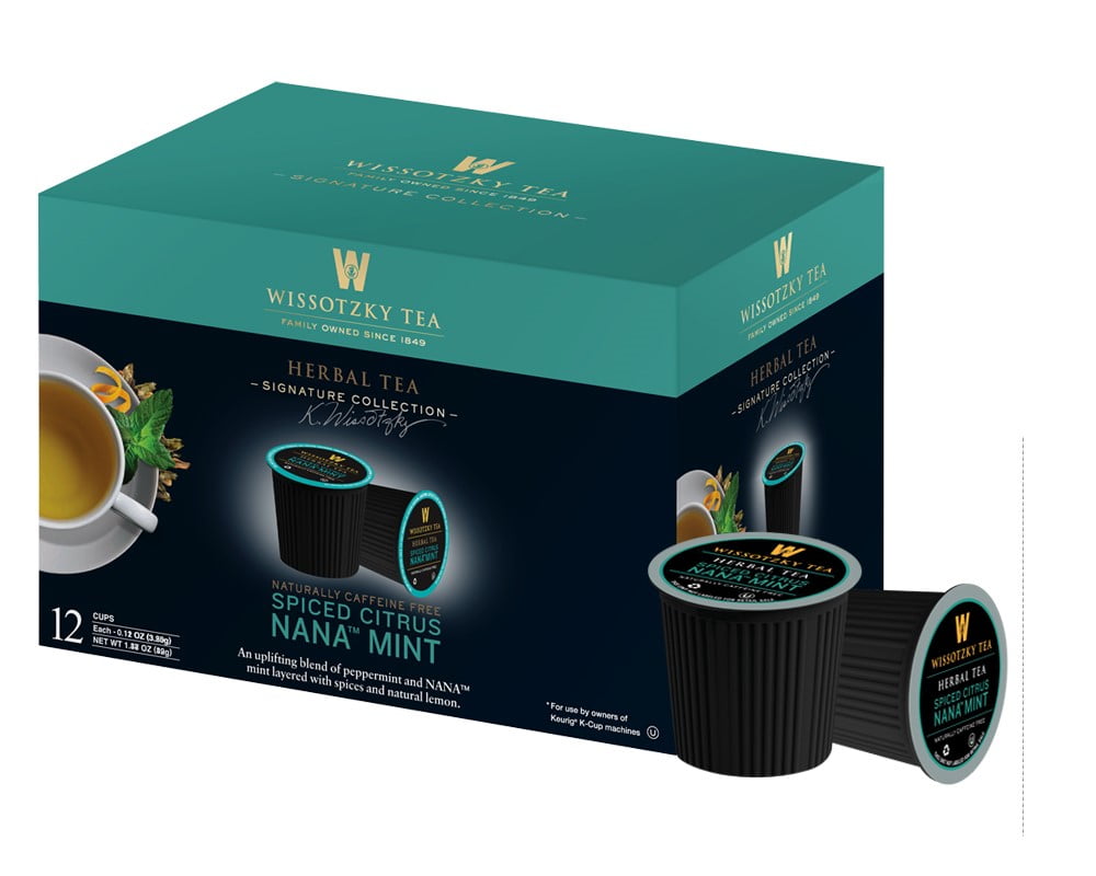 Wissotzky Tea Spiced Citrus Nana Mint Herbal Tea Single Serve Cups For Keurig K Cup... by Wissotzky Tea