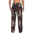 thumbnail image 3 of Xecao Romantic Paris Men's Straight Lounge Pajama Pants: The Ultimate in Comfortable Sleepwear, 3 of 9