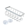thumbnail image 1 of Soporte para esponja de cuenco, soporte de succión para fregadero de cocina, estante de secado de lavabo de metal Plata, 1 of 9