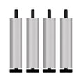 thumbnail image 4 of Patas de metal para muebles de 4 piezas, multiusos, fáciles de instalar, para sofá plata 25cm, 4 of 9