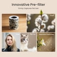 thumbnail image 3 of Provirtec Pawtent AP-12 Air Purifier Replacement Filter, Medical-Grade H13 True HEPA & Pet Odor Eliminator, 5-Stage Filtration for Pet Dander & Allergies, Includes 2 Washable Pre-Filters, 3 of 8