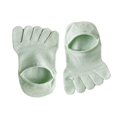 thumbnail image 2 of Milageto 1 Pair Women Toe Socks Accessories Camping Trainer Outdoor Casual Boat Socks Green, 2 of 8