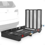 Silver Spring Folding Steel Scooter/Wheelchair Carrier, Ramp & Hitch Mount