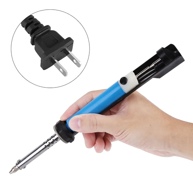 2 En 1 Función Soldadora De Hierro, Plástico + Aluminio De Aluminio Hierro De Succión De Estaño, Para Interruptores De Múltiples Pines De Fábrica