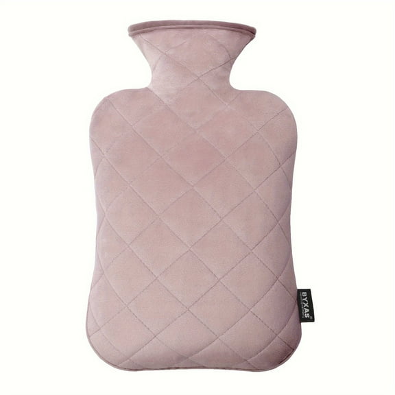 Hot Water Bottle with Soft Cover, 2L Hot Water Bag for Menstrual Cramps, Neck and Shoulder Pain Relief, Hot and Cold Therapies, Hand Feet Warmer.