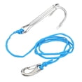 thumbnail image 2 of Stainless Steel Double Reef Hook with Spiral Coil Lanyard for Safe Underwater Diving and Activities - SafetyBlue, 2 of 8