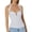 White, variant on Wang6 Ribbed Tank Tops for Women Halter Sleeveless Scoop Neck Tops Summer Slim Fit Solid Tees T Shirts White S