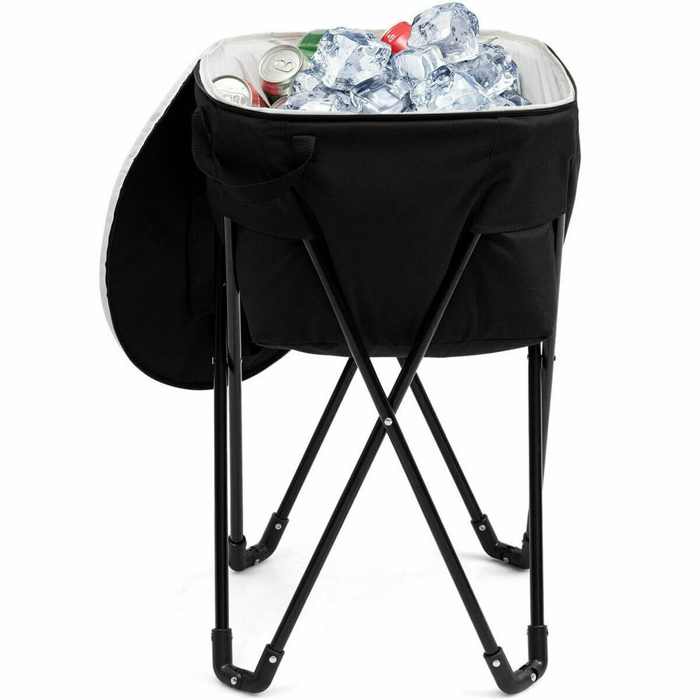 Folding Camping Ice Cooler Bag,Portable outdoor Tub Party Picnic Cooler