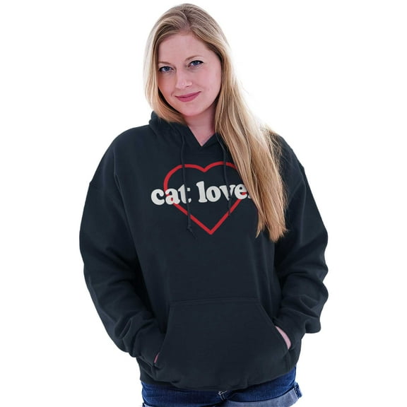 Crazy Cat Lady Feline Lover Kitty Hoodie Sweatshirt Women Brisco Brands S