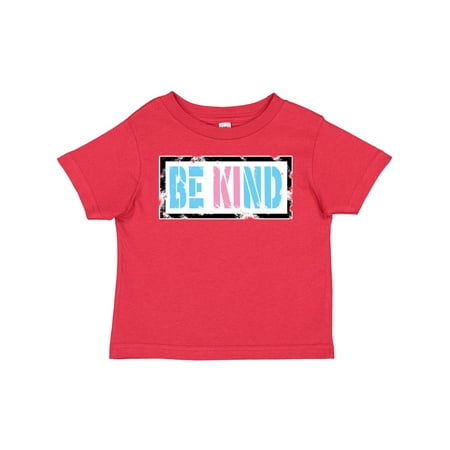 

Inktastic Be Kind Stencil in Trans Colors Gift Toddler Boy or Toddler Girl T-Shirt