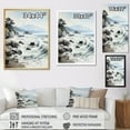 thumbnail image 4 of Designart "Beach Photo Mountain II" Nautical & Beach Floater Framed Canvas Print, 4 of 7