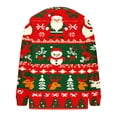 thumbnail image 5 of QATAINLAV Women Christmas Gifts Casual Open Front Knitted Sweaters Tops Loose Plus Size Button Up Cardigan Jackets, Green, XXXXXL, 5 of 6