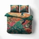 thumbnail image 3 of Funda Nórdica Queen Size, Funda Nórdica Rojo Teal con 2 Fundas de Almohada, Floral Fresh, 3 of 7