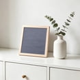 thumbnail image 4 of huayou Wooden Frame Gray Felt Letter Board, Square Message Display Board for Home Cafe Shop Wall Decor Decoration, 4 of 6