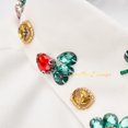 thumbnail image 5 of LoudSung Fake Collar Detachable Half Shirt Blouse False Collar Rhinestones Crystals Decorative Dickey for Women Girls, 5 of 7