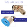 thumbnail image 2 of MasteelfCA 2pcs Hot and Cold Water Faucet Valves Replacement Faucet Valves Core Supplies, 2 of 8