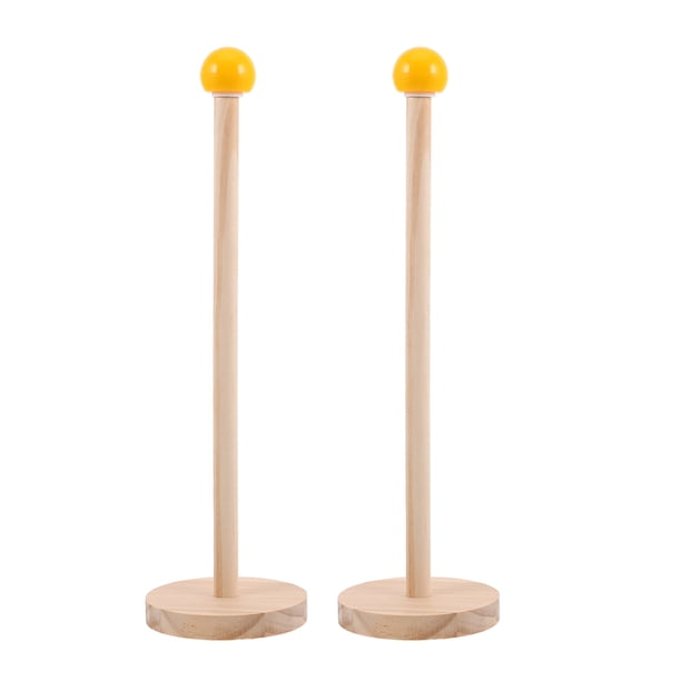 2 soportes de madera para accesorios de pelo para niñas, organizador de gomas para el pelo, soporte para pinzas, organizador de diademas y gomas para el pelo, expositor de madera natural.