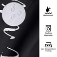 thumbnail image 4 of FRAMICS 16-Piece Funny Get Naked Shower Curtain Sets with Rugs, Waterproof Polyester Bathroom Sets, Black, 4 of 8