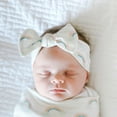 thumbnail image 4 of LSLJS Newborn Infant Baby Sack Swaddle Wrap Blanket and Headband, Kids Headband, 4 of 5