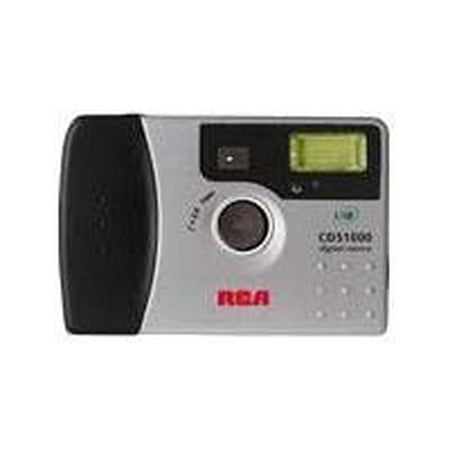 RCA CDS1005 - Digital camera - compact - 0.35 MP - flash 2 MB - black, silver