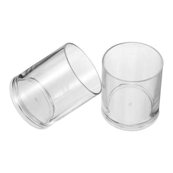 CTIRCHIU Transparent Acrylic Tumblers for Home Use Elegant Drinking Experience ShatterResistant Design 2pcs