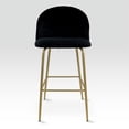thumbnail image 2 of Silla Alta Zurich Mirel Banco Desayunador Tapizado con Asiento Suave Negro, 2 of 6