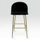 thumbnail image 2 of Silla Alta Zurich Mirel Banco Desayunador Tapizado con Asiento Suave Negro, 2 of 6