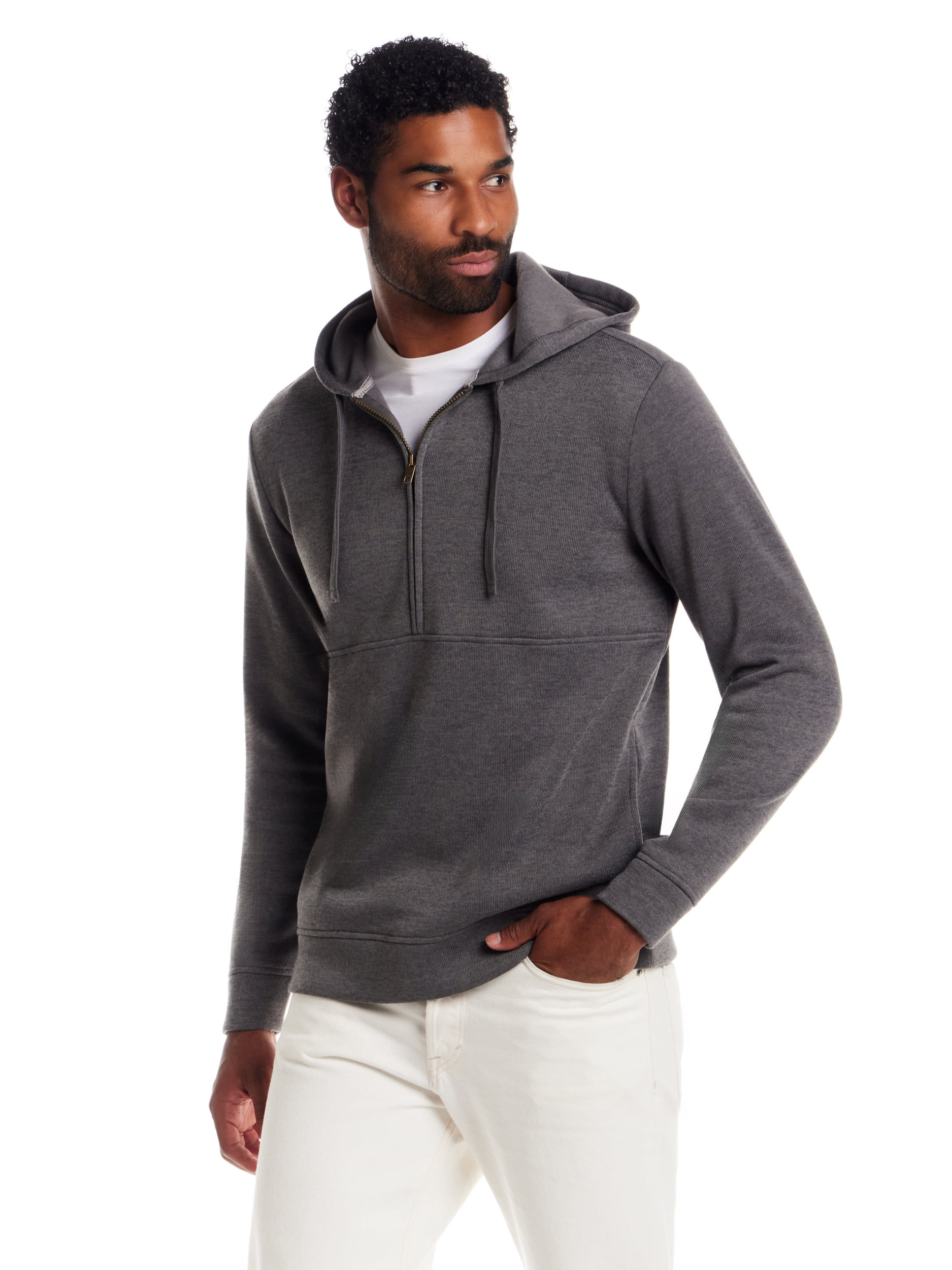Frontier Threads Men's Long Sleeve Half Zip Pullover Hoody