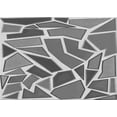 thumbnail image 1 of Ahgly Company Machine Washable Indoor Rectangle Transitional Gray Cloud Gray Area Rugs, 4' x 6', 1 of 7