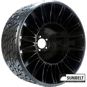(1) Michelin X Tweel Turf Tire Assembly 24x12.00-12 Fits Zero Turn (Best Tires For Zero Turn Mower)