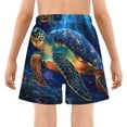 thumbnail image 5 of joogoo Dreamy Turtles Ocean Boys Swim Trunks Beach Swimsuit Shorts Boxer 7Y, 5 of 8