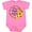 Raspberry, variant on Inktastic My Pops Loves Me with Sunflower Wreath Boys or Girls Baby Bodysuit