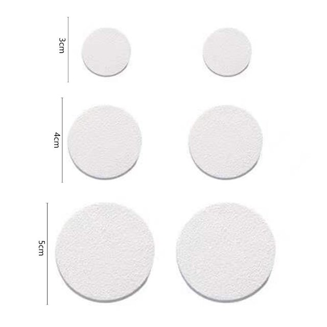 6 parches para zapatos adhesivos para reparación de vampiros plantillas para zapatos protector para agujeros de talón (blanco) Sywqhk Libre de BPA