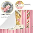 thumbnail image 2 of Yayeee Dish Drying Mat for Kitchen Counter 16"x18" Microfiber Absorbent Pad, Pink Christmas House, 2 of 7