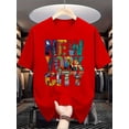 thumbnail image 6 of Summer men's 100% pure cotton casual loose fit plus size New York City printed comfortable round neck short sleeved T-shirt top, 6 of 9