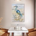 thumbnail image 3 of Elephant Stock Blue Heron Ii Wall Art - Vertical Canvas Wall Art - Dining Room Wall Decor - Animal Canvas - Gray And Beige Decor By Nan - 32" x 48", 3 of 8