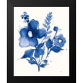 thumbnail image 2 of Novak, Shirley 20x24 Black Modern Framed Museum Art Print Titled - Independent Blooms Blue IV v2, 2 of 5