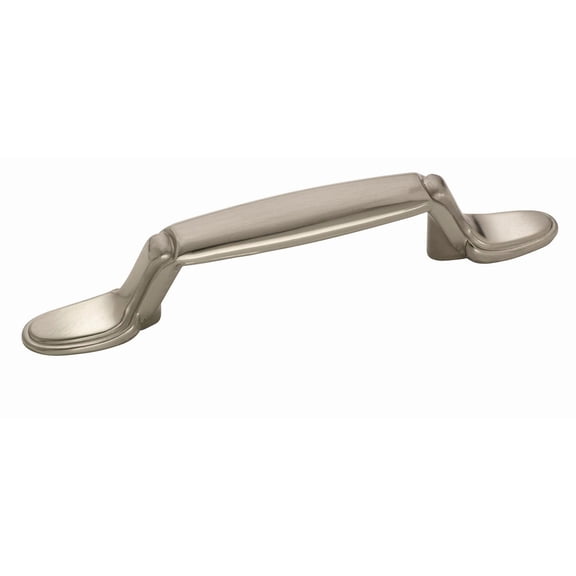 Amerock Everyday Heritage 3 in (76 mm) Center-to-Center Satin Nickel Cabinet Pull - 10 Pack