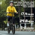 thumbnail image 4 of Electric Scooter Adults, 500W Electric Scooter With Two Seats, 20-Mile Range, Speed Up To 17.5MPH, Ample Storage For Carry People & Cargo, 4 of 5