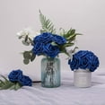 thumbnail image 6 of Artificial Flowers 25pcs Real Looking Royal Blue Foam Fake Roses with Stems for DIY Wedding Bouquets White Bridal Shower Centerpieces Arrangements Mothers Day Party Tables Decorations, 6 of 10