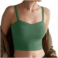thumbnail image 2 of Xixinqiwan No Boundaries Women Tops ,Women's Camisole with Built in Bras Spaghetti Straps Lightweight Breathable Sleeveless Tank Top Casual Wear, 2 of 4