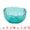 Lake Blue, variant on Unique Bargains Glacier Bowl Wavy Pedestal for Home Decor Clear 5.1"L x 5.1"W x 2.6"H