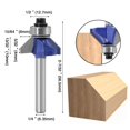 thumbnail image 4 of Eyech 4Pcs 45 Degree Chamfer Router Bit Set 1/4 Inch Shank Top End Bearing Bevel Edge Forming Router Bits -Cutting Length 1/4"" 5/16"" 3/8"" 1/2"", 4 of 5