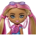 thumbnail image 3 of Barbie Extra Mini Minis Doll con Cerdo Rubio con Rayas Rosadas, 3 of 3
