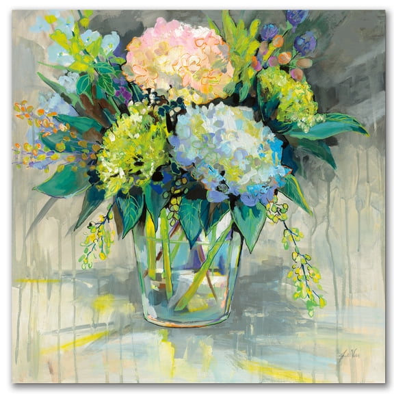 Colorful Hydrangeas Gallery-Wrapped Canvas Wall Art