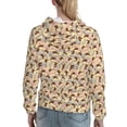 thumbnail image 2 of Hoodies for Women - Dachshund striped sailor suit cute Comfrt Colour Drawstring Women'S Fashion Hoodies & Sweatshirts, Fall Outfits Clothes for Women 2024 Pullover with Kangaroo Pocket, 2 of 7