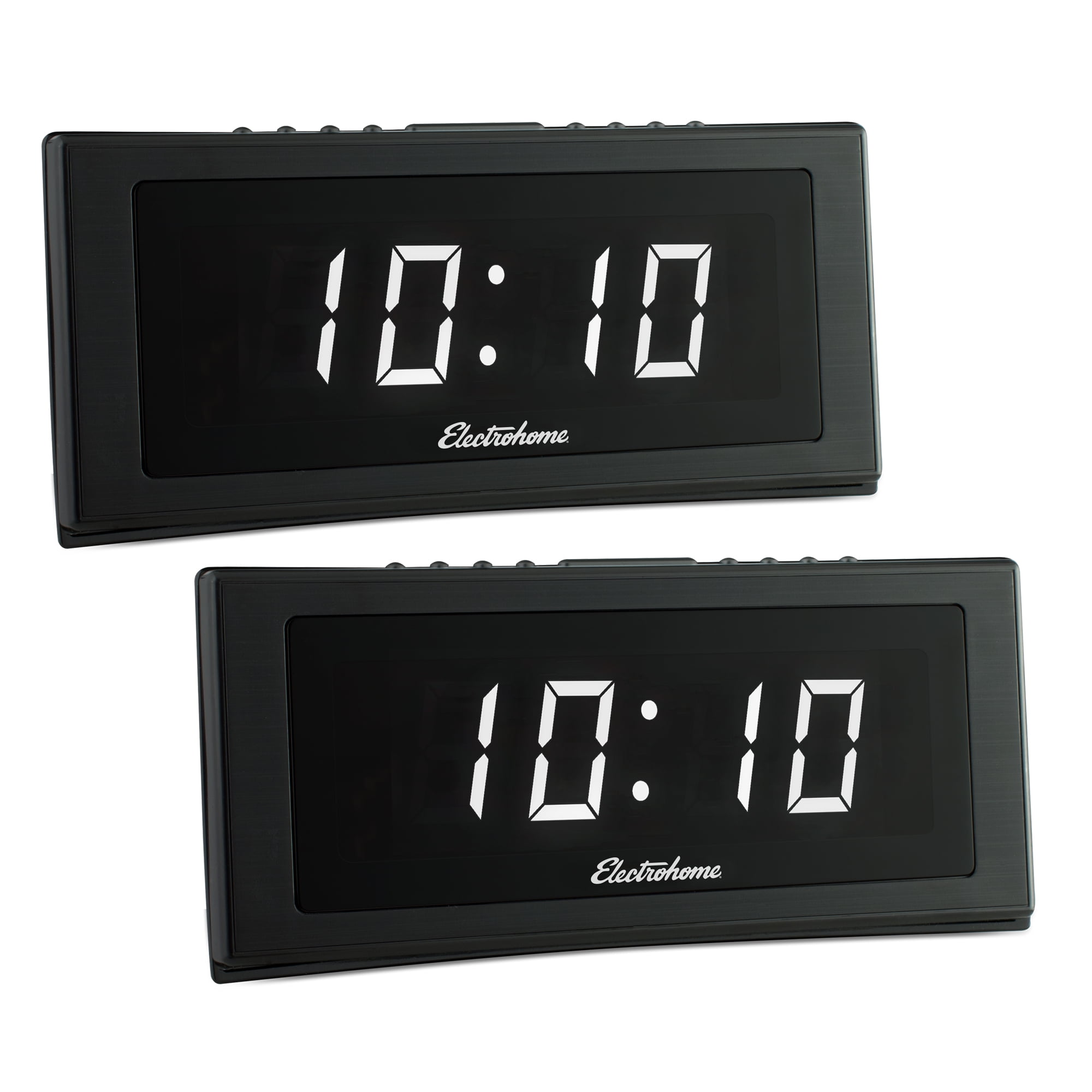 Electrohome 1 8 Jumbo Led Alarm Clock Radio With Battery Backup Electrohome 1 8 Jumbo Led Alarm Clock Radio With Battery Backup Auto Time Set Digital Am Fm Tuner Dual Indoor Temperature 4 Dimming Options 2