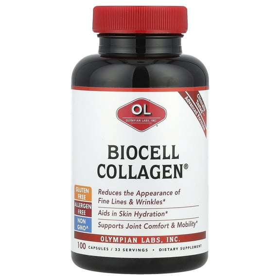 Olympian Labs BioCell Collagen®, 100 Capsules