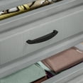 thumbnail image 4 of ZNNT 6 Drawers Plastic Dresser, Modern Storage Chest of Drawers with Wheels, Kid Dresser for Bedroom, White, 4 of 7